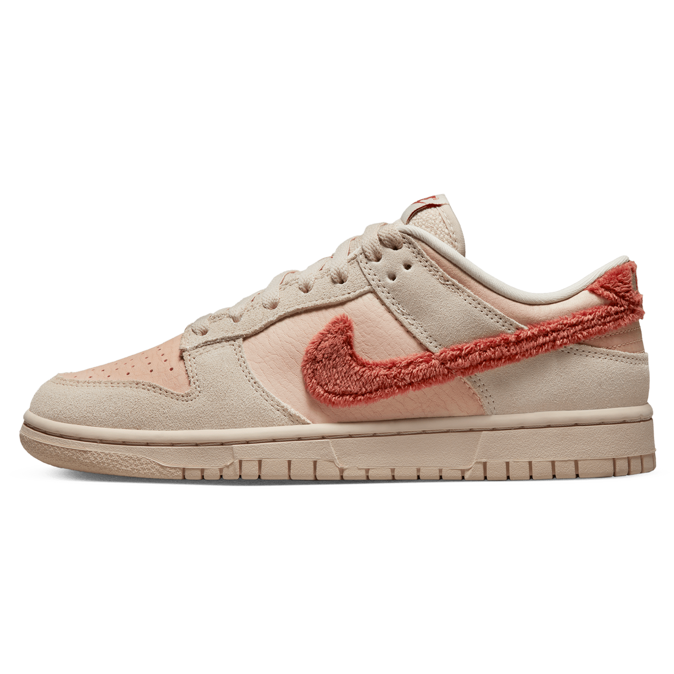 Nike Dunk Low Wmns 'Terry Swoosh' — UK 3 | EU 35.5 | US 3.5 — Front View