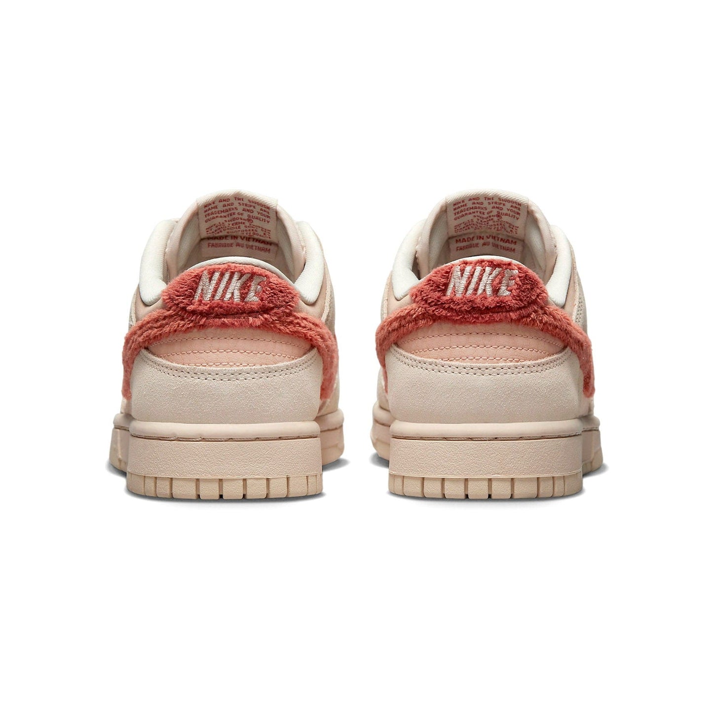Nike Dunk Low Wmns 'Terry Swoosh' — UK 3 | EU 35.5 | US 3.5 — Top View