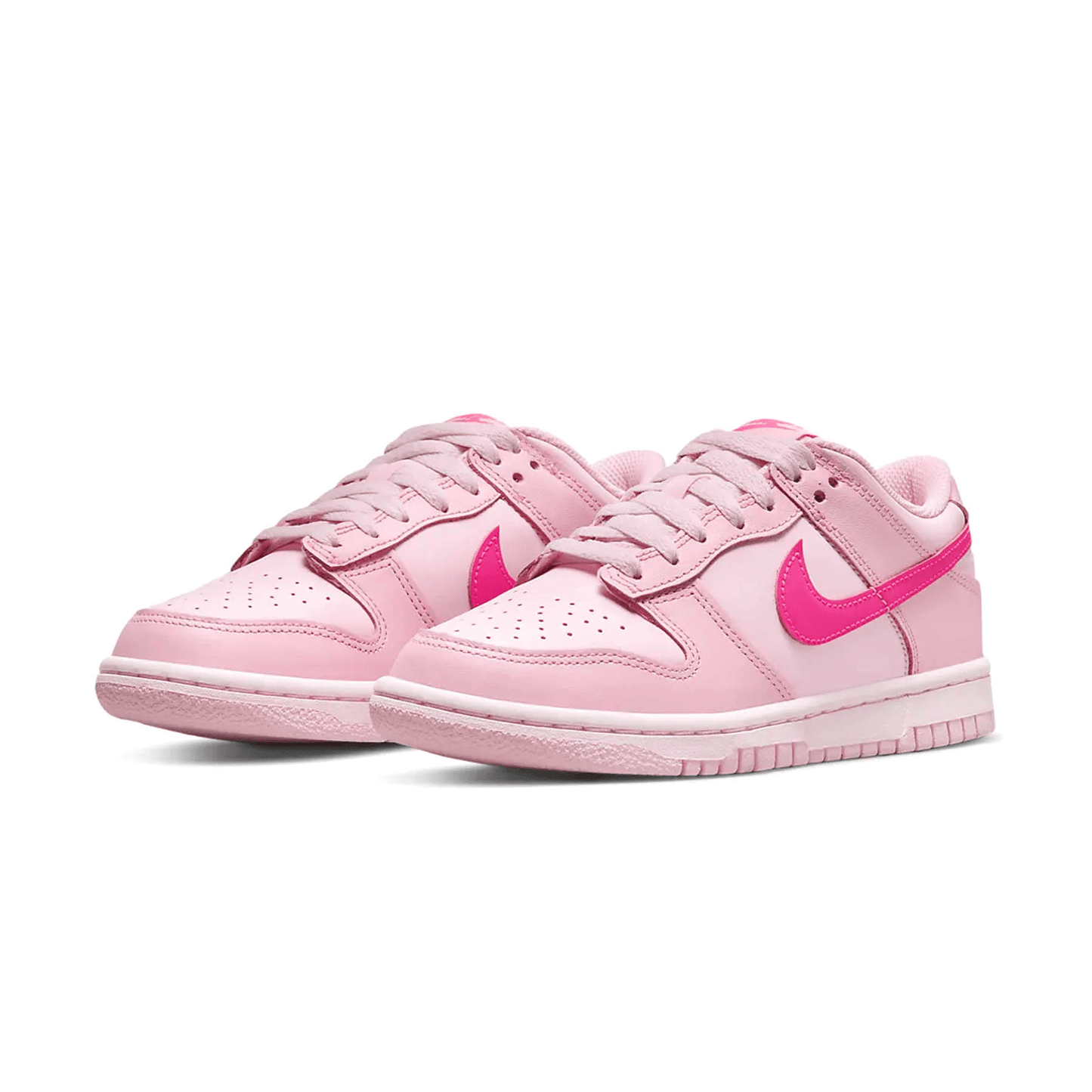 Nike Dunk Low GS 'Triple Pink' — UK 13.5 | EU 32 | US 1Y — Side View
