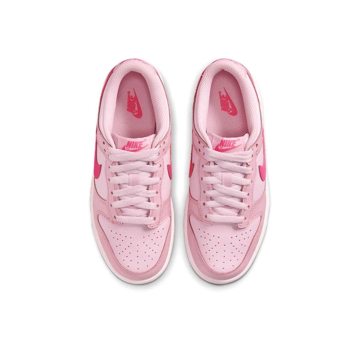 Nike Dunk Low GS 'Triple Pink' — UK 13.5 | EU 32 | US 1Y — Back View
