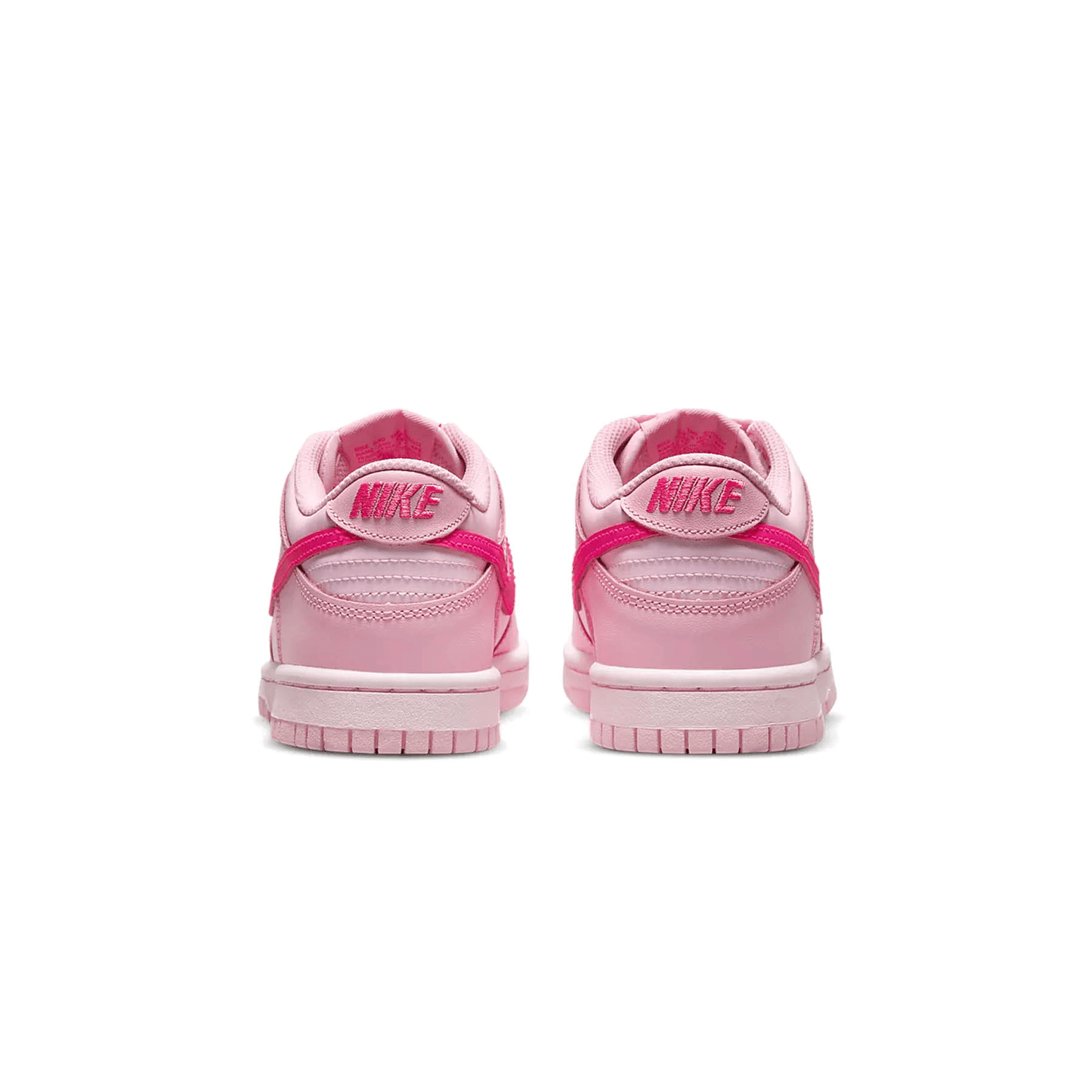 Nike Dunk Low GS 'Triple Pink' — UK 13.5 | EU 32 | US 1Y — Top View