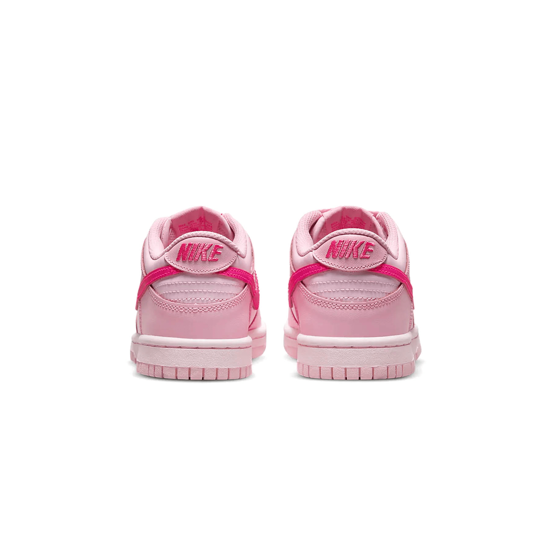 Nike Dunk Low GS 'Triple Pink' — UK 13.5 | EU 32 | US 1Y — Top View