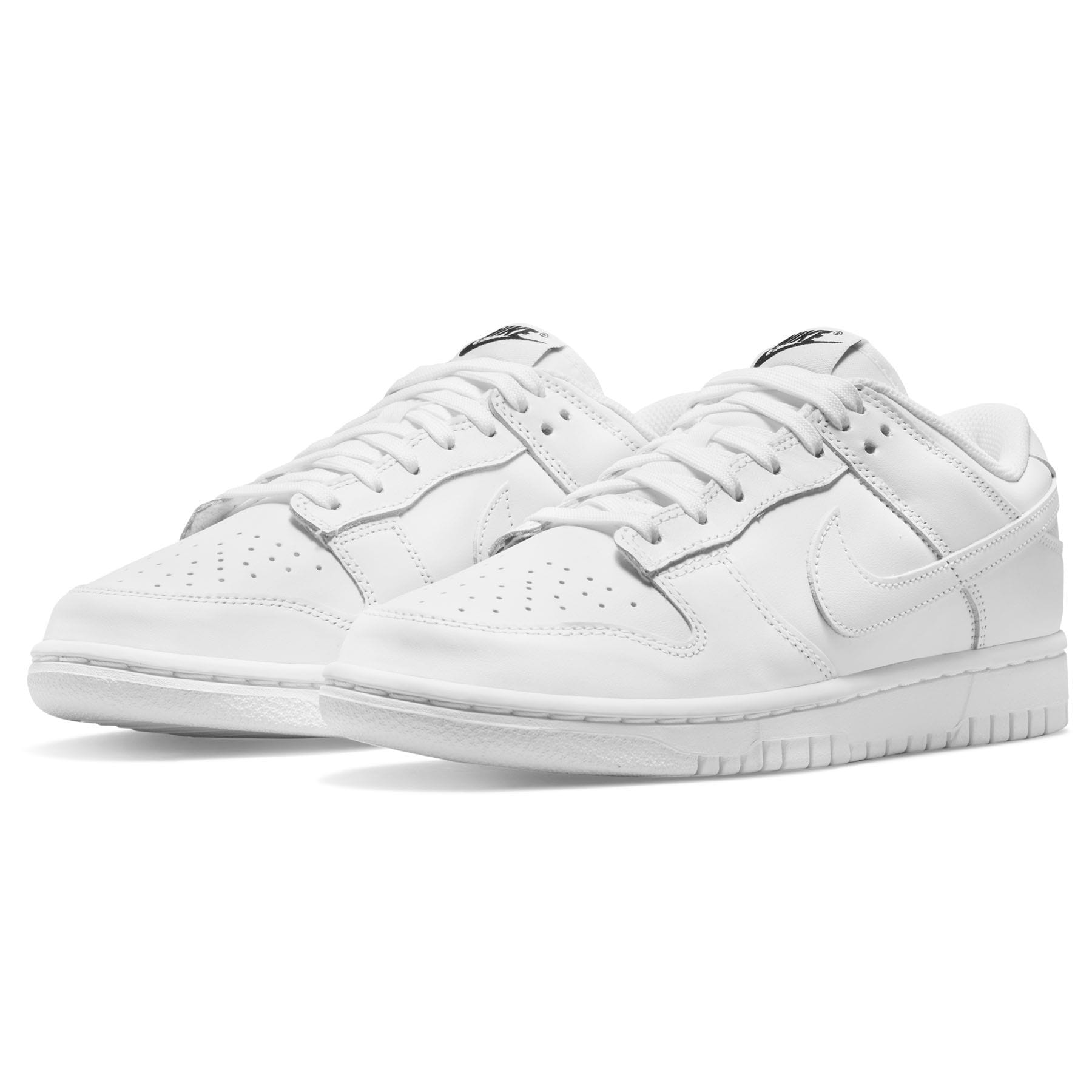 Nike Dunk Low Wmns 'Triple White' — UK 2.5 | EU 35.5 | US 5 — Side View