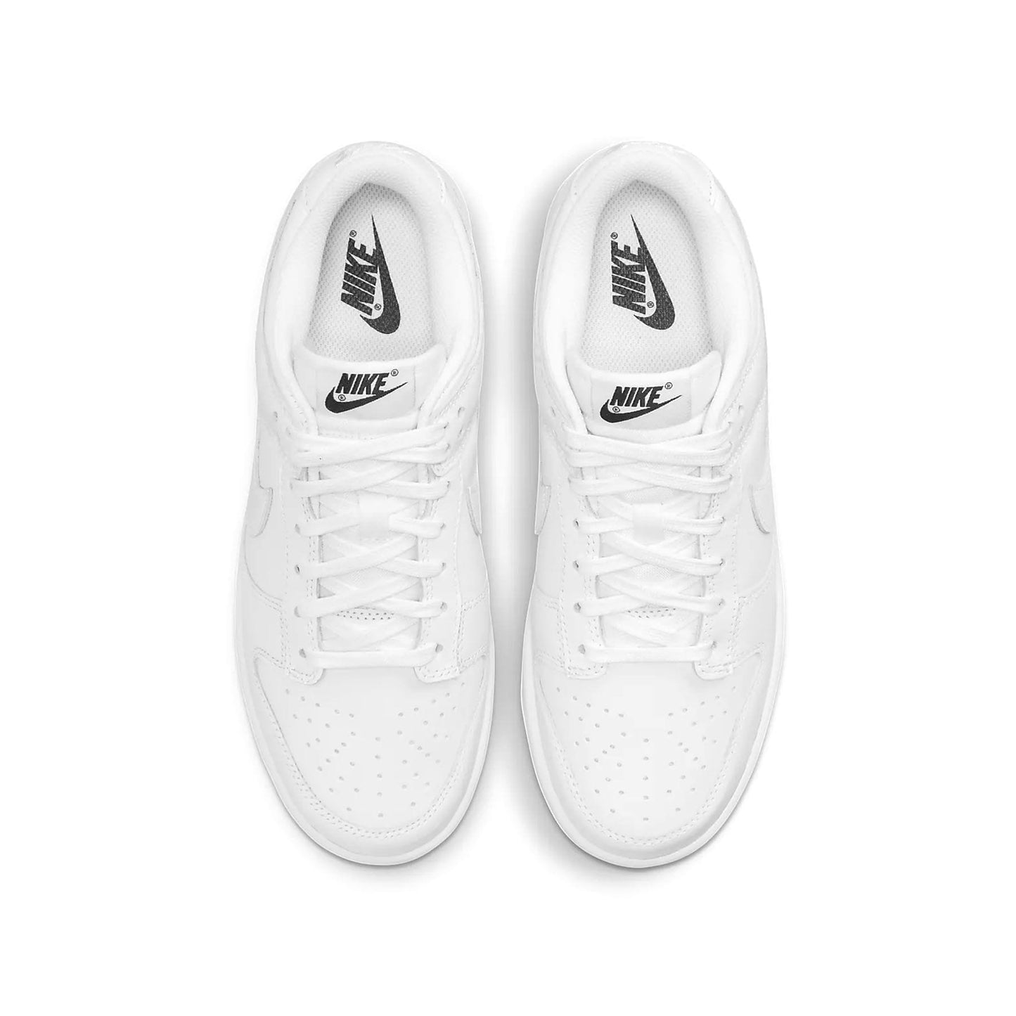 Nike Dunk Low Wmns 'Triple White' — UK 2.5 | EU 35.5 | US 5 — Back View