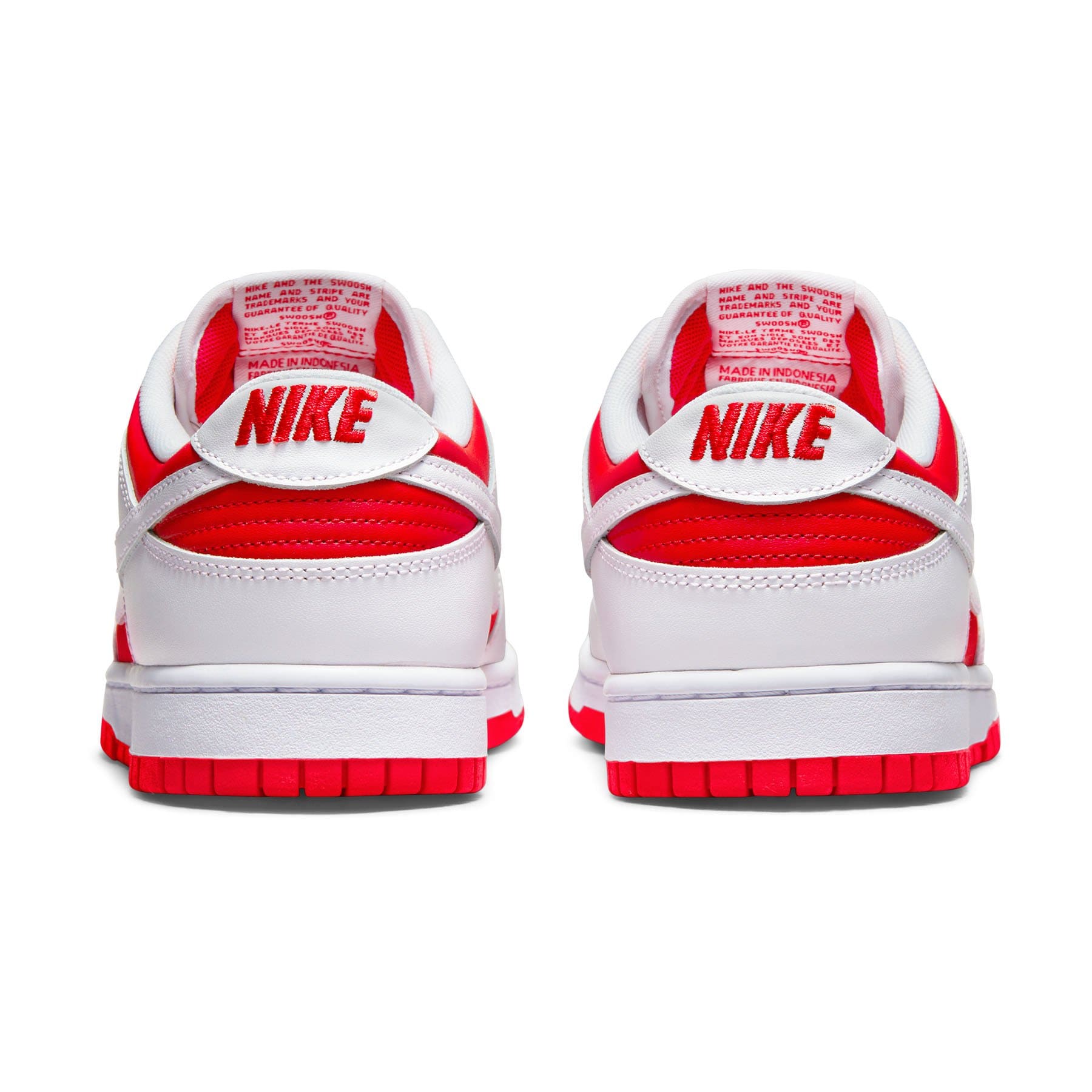 Nike Dunk Low 'White University Red' — UK 3 | EU 35.5 | US 3.5 — Top View