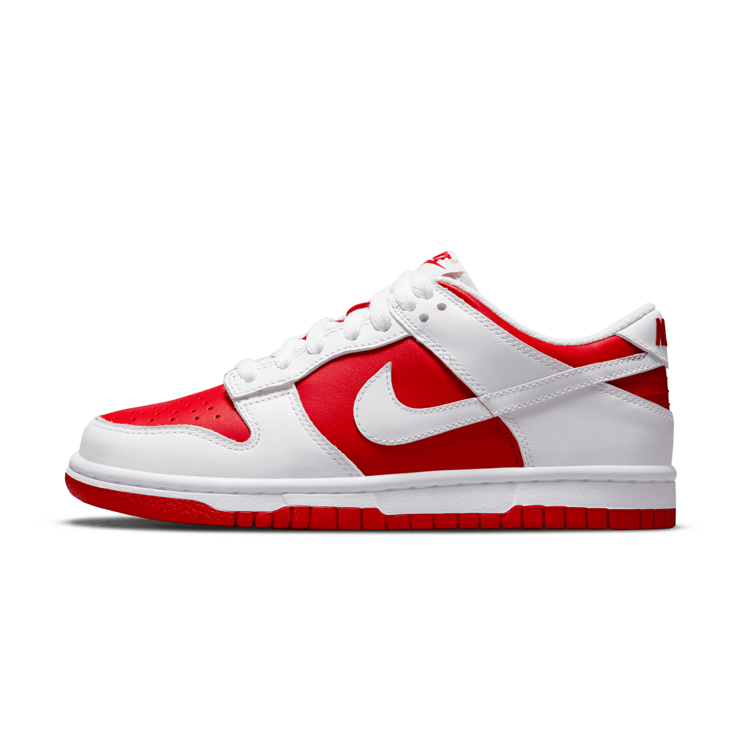 Nike Dunk Low GS 'White University Red' — UK 13.5 | EU 32 | US 1Y — Front View