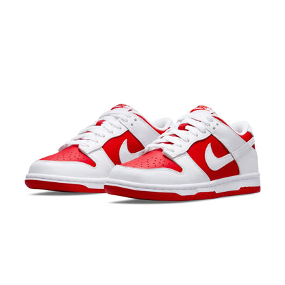 Nike Dunk Low GS 'White University Red' — UK 13.5 | EU 32 | US 1Y — Side View