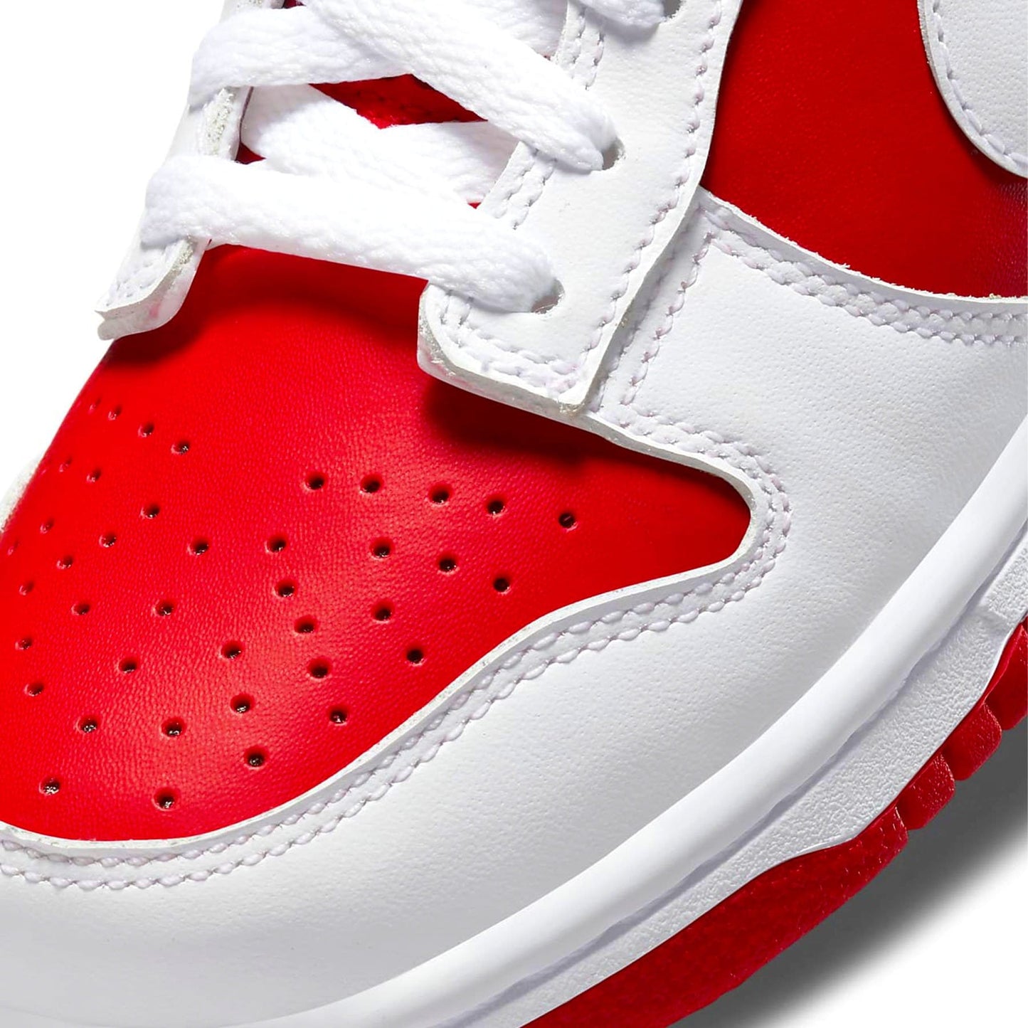 Nike Dunk Low GS 'White University Red' — UK 13.5 | EU 32 | US 1Y — Alternate View 7
