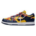 OFF-WHITE x Nike Dunk Low 'University Gold' — UK 3 | EU 35.5 | US 3.5 — Front View