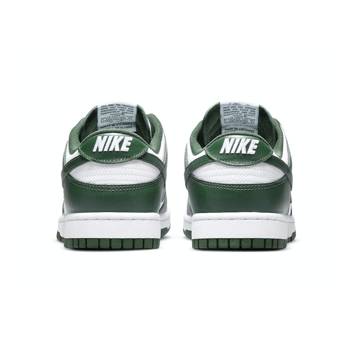 Nike Dunk Low 'Michigan State' — UK 3 | EU 35.5 | US 3.5 — Top View