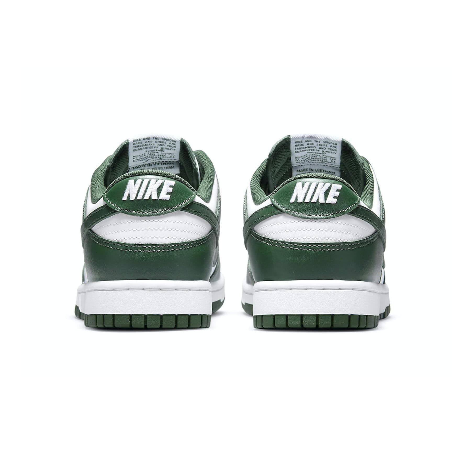 Nike Dunk Low 'Michigan State' — UK 3 | EU 35.5 | US 3.5 — Top View