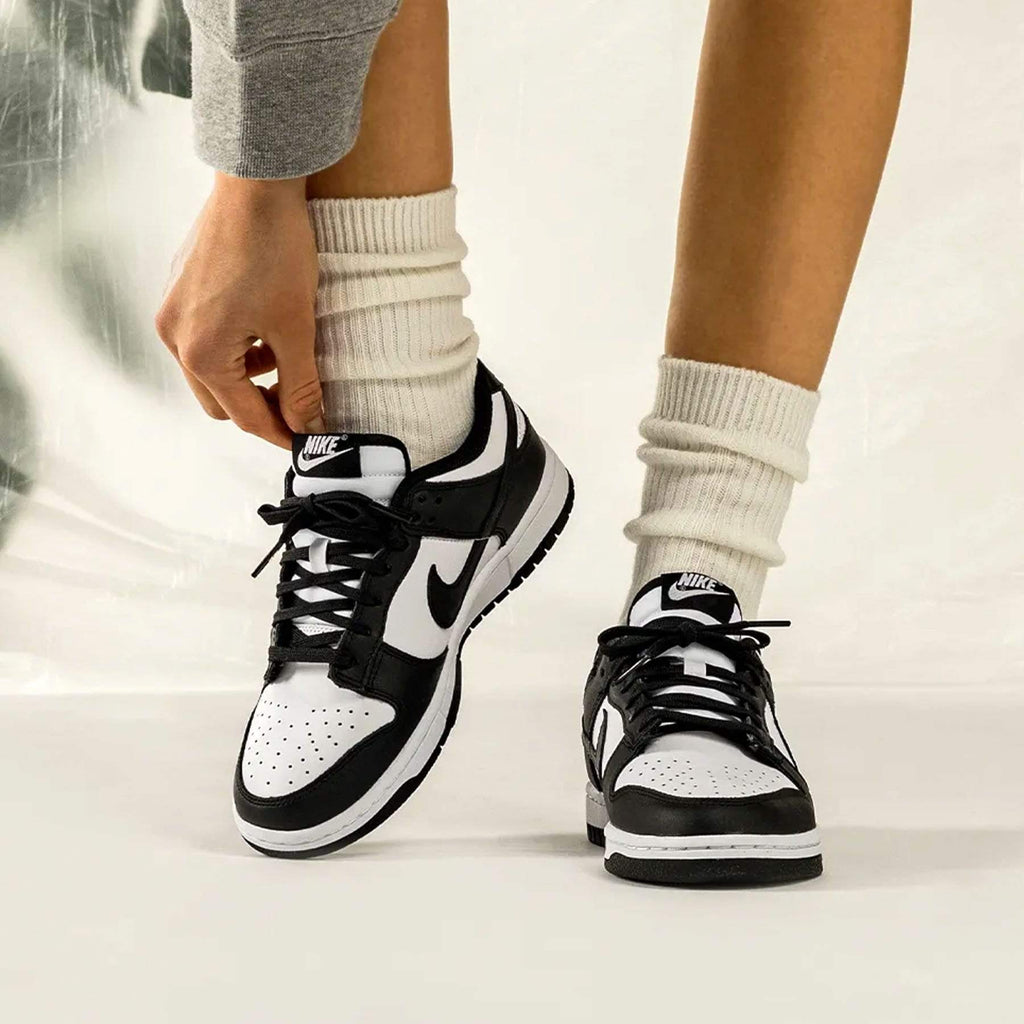 Nike Dunk Low Wmns 'Black White' — UK 2.5 | EU 35.5 | US 5 — Lifestyle View