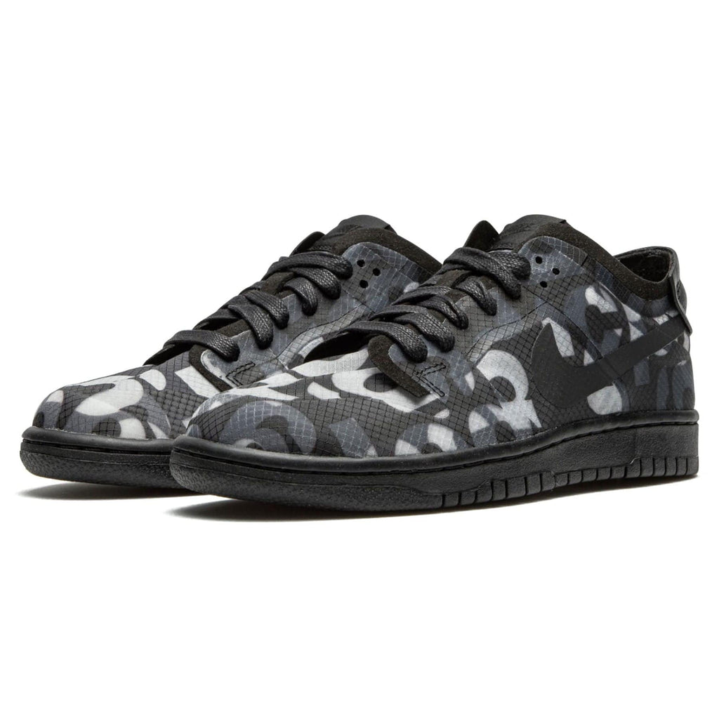 Comme des Garçons x Nike Dunk Low Wmns 'Monogram Print' — UK 2.5 | EU 35.5 | US 5 — Side View