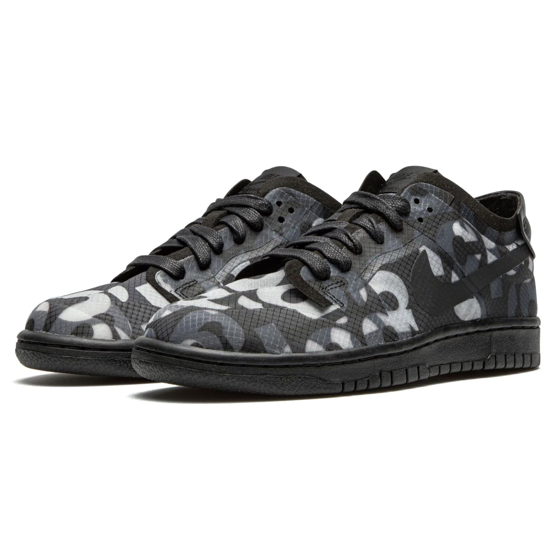 Comme des Garçons x Nike Dunk Low Wmns 'Monogram Print' — UK 2.5 | EU 35.5 | US 5 — Side View