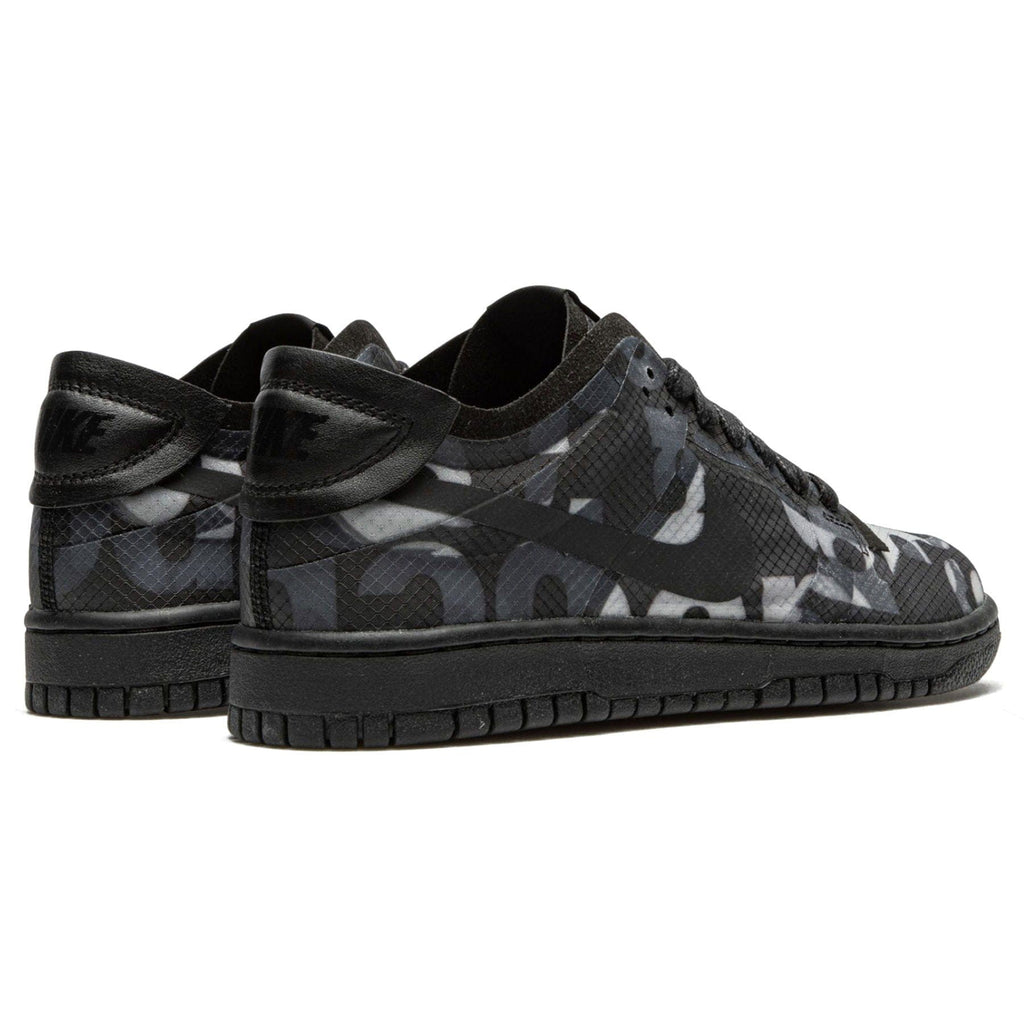 Comme des Garçons x Nike Dunk Low Wmns 'Monogram Print' — UK 2.5 | EU 35.5 | US 5 — Back View