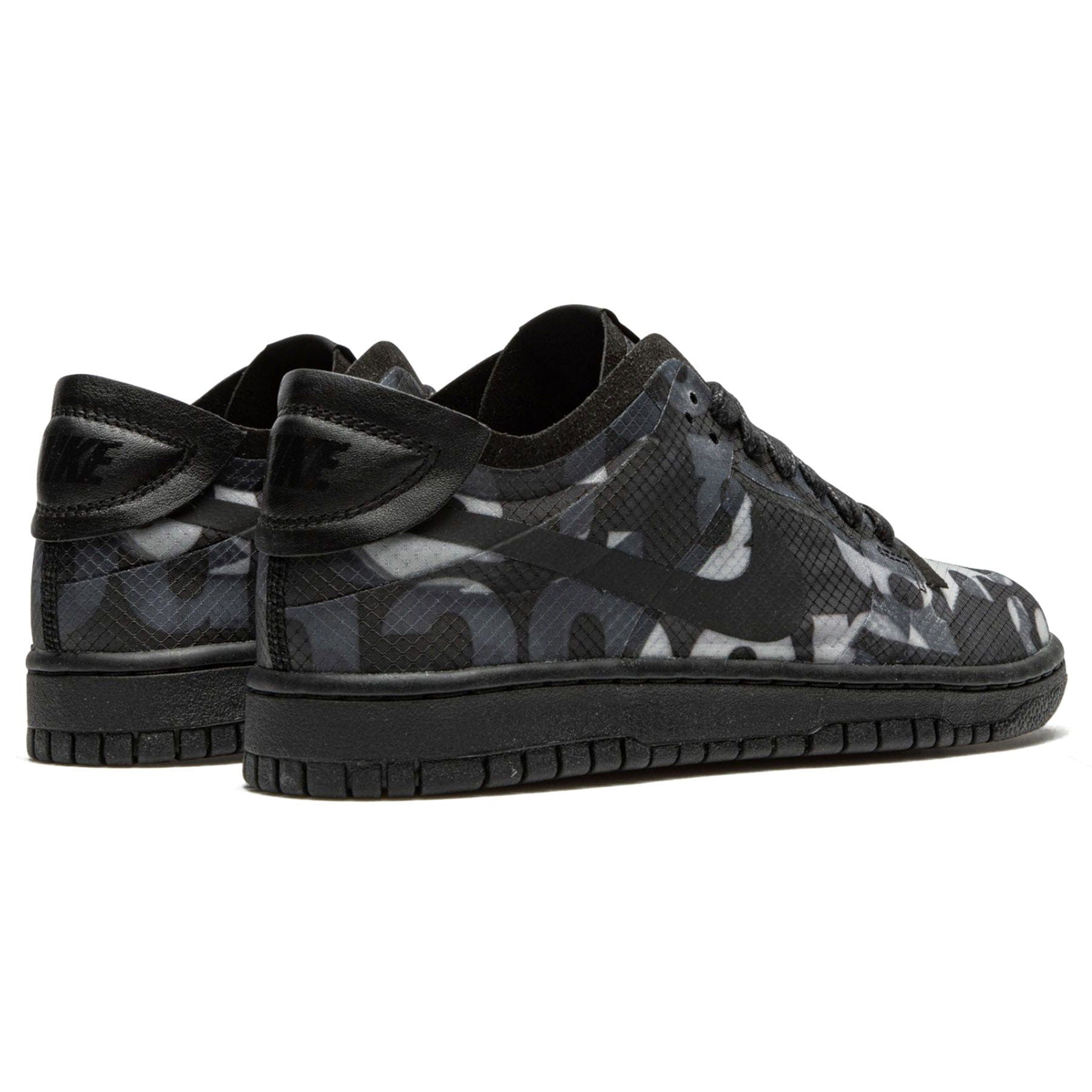Comme des Garçons x Nike Dunk Low Wmns 'Monogram Print' — UK 2.5 | EU 35.5 | US 5 — Back View