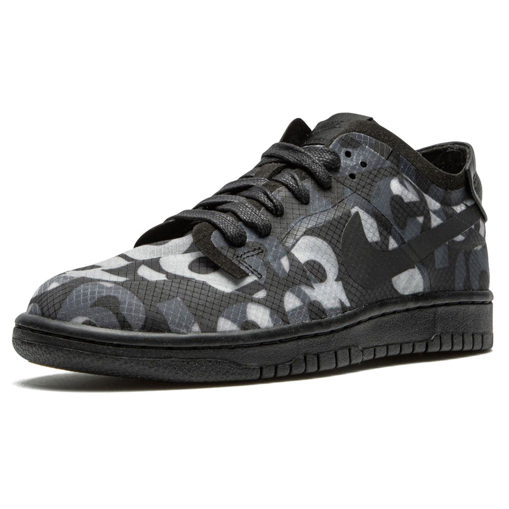 Comme des Garçons x Nike Dunk Low Wmns 'Monogram Print' — UK 2.5 | EU 35.5 | US 5 — Top View