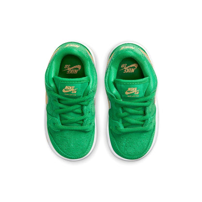 Nike Dunk Low SB TD 'St. Patrick’s Day' — UK 0C | EU 15 | US 0C — Top View