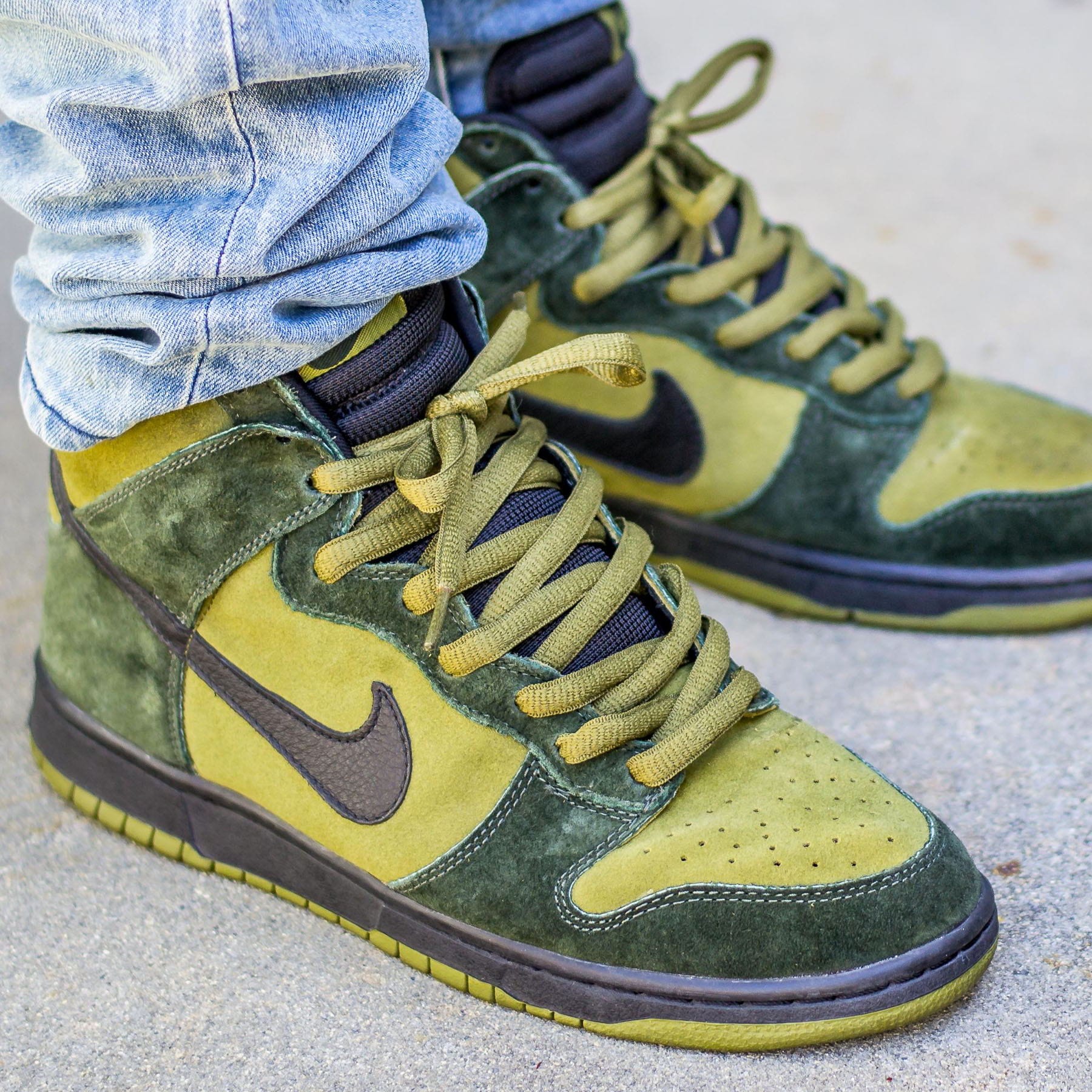 Nike Dunk High Pro SB 'Hulk' — UK 3 | EU 35.5 | US 3.5 — Lifestyle View