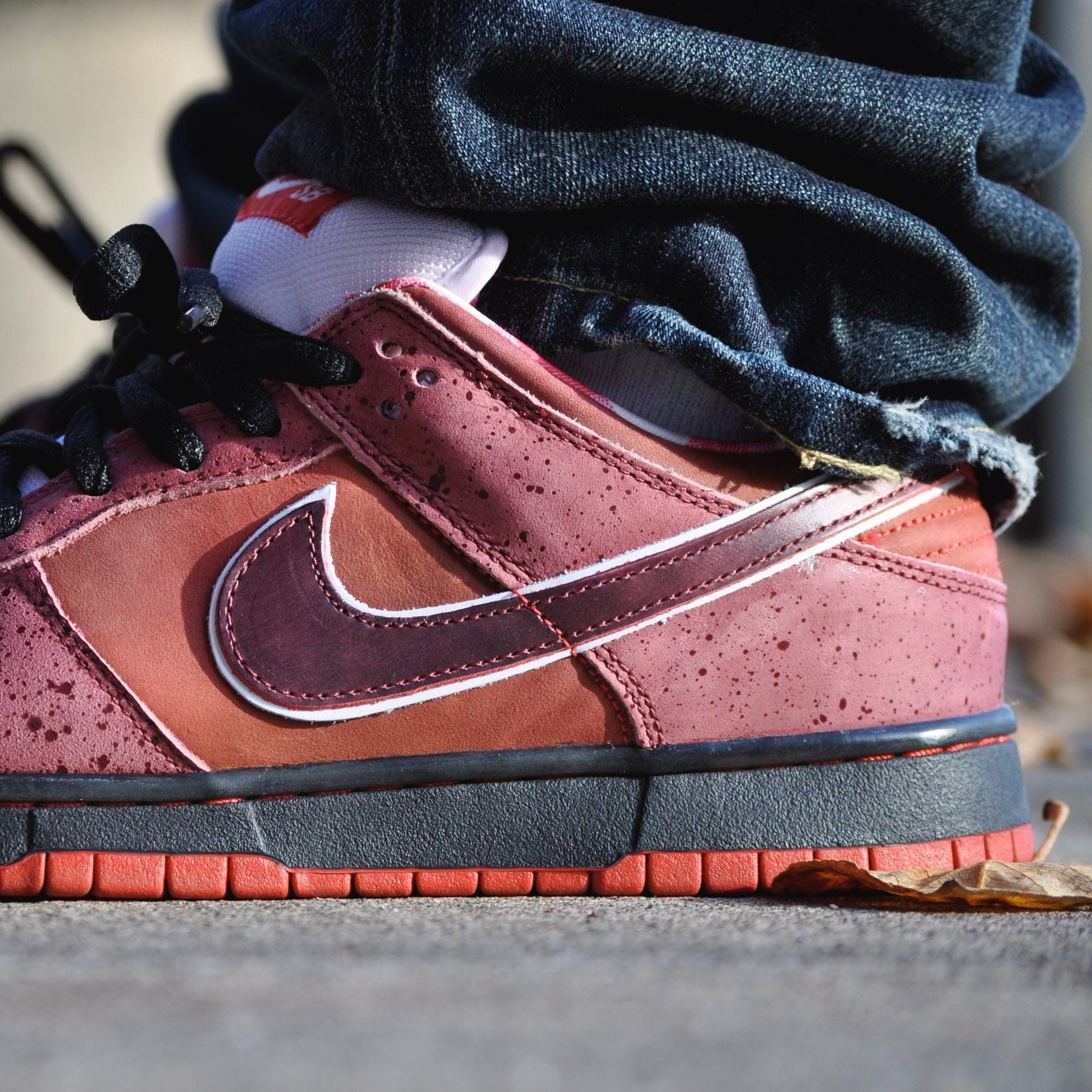 Nike Dunk Low Premium SB 'Lobster' — UK 3 | EU 35.5 | US 3.5 — Lifestyle View