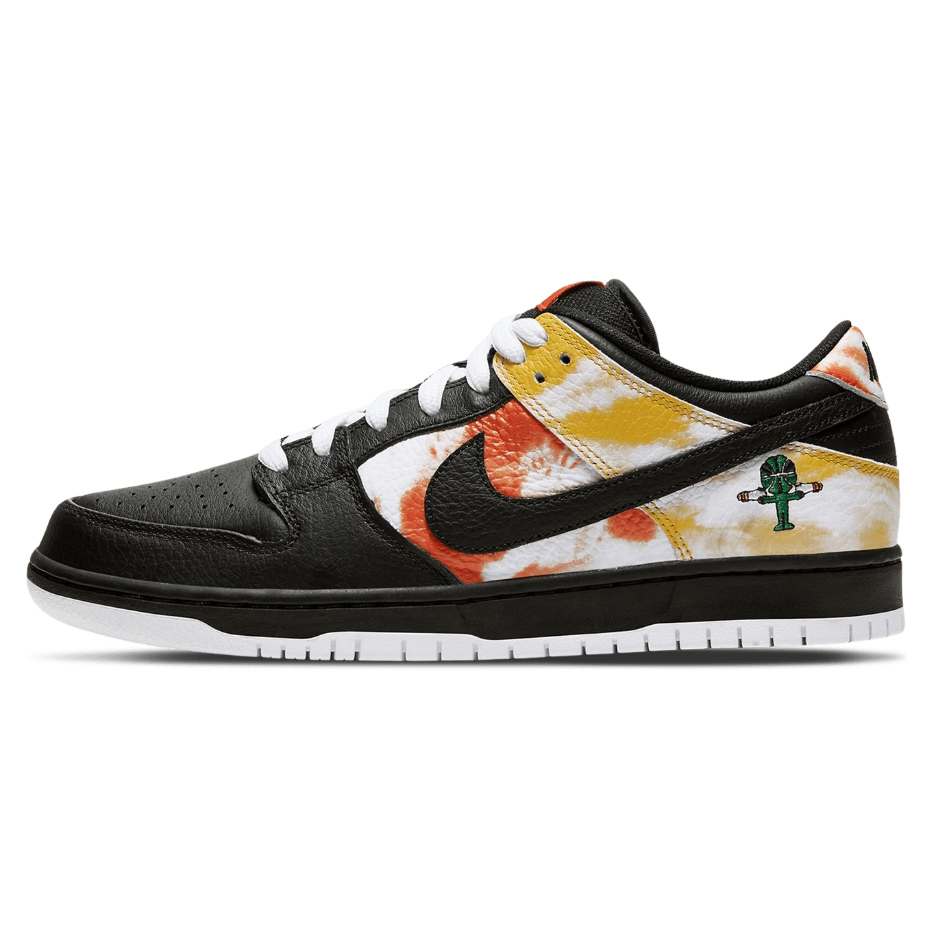 Nike Dunk SB Low 'Tie-Dye Raygun - Black' — UK 3 | EU 35.5 | US 3.5 — Front View