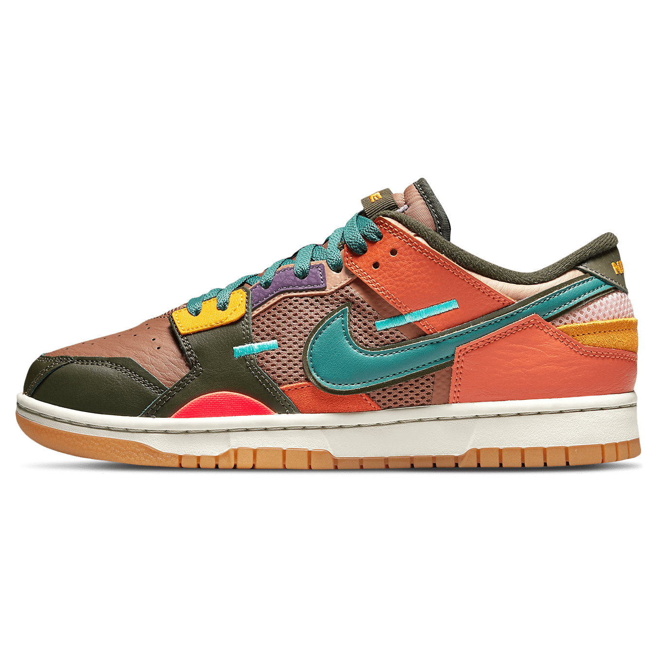 Nike Dunk Low 'Scrap' — UK 3 | EU 35.5 | US 3.5 — Front View