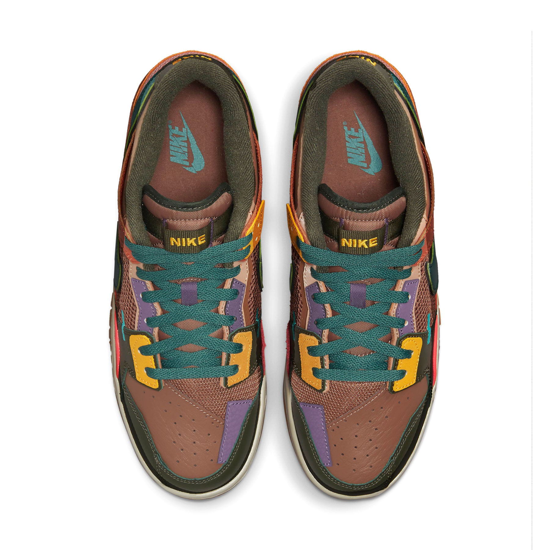 Nike Dunk Low 'Scrap' — UK 3 | EU 35.5 | US 3.5 — Back View