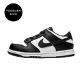 Nike Dunk Low TD (Toddler) ‘Black White’ — UK 0C | EU 15 | US 0C — Front View