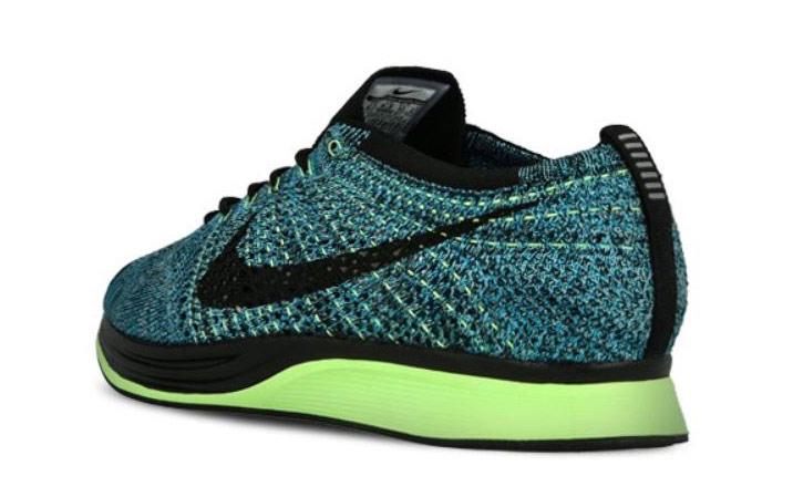 Nike Flyknit Racer Blue Lagoon - Black — UK 3 | EU 35.5 | US 3.5 — Side View
