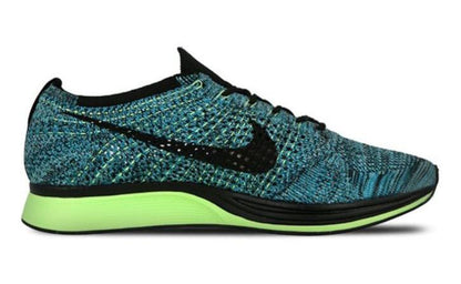 Nike Flyknit Racer Blue Lagoon - Black — UK 3 | EU 35.5 | US 3.5 — Back View