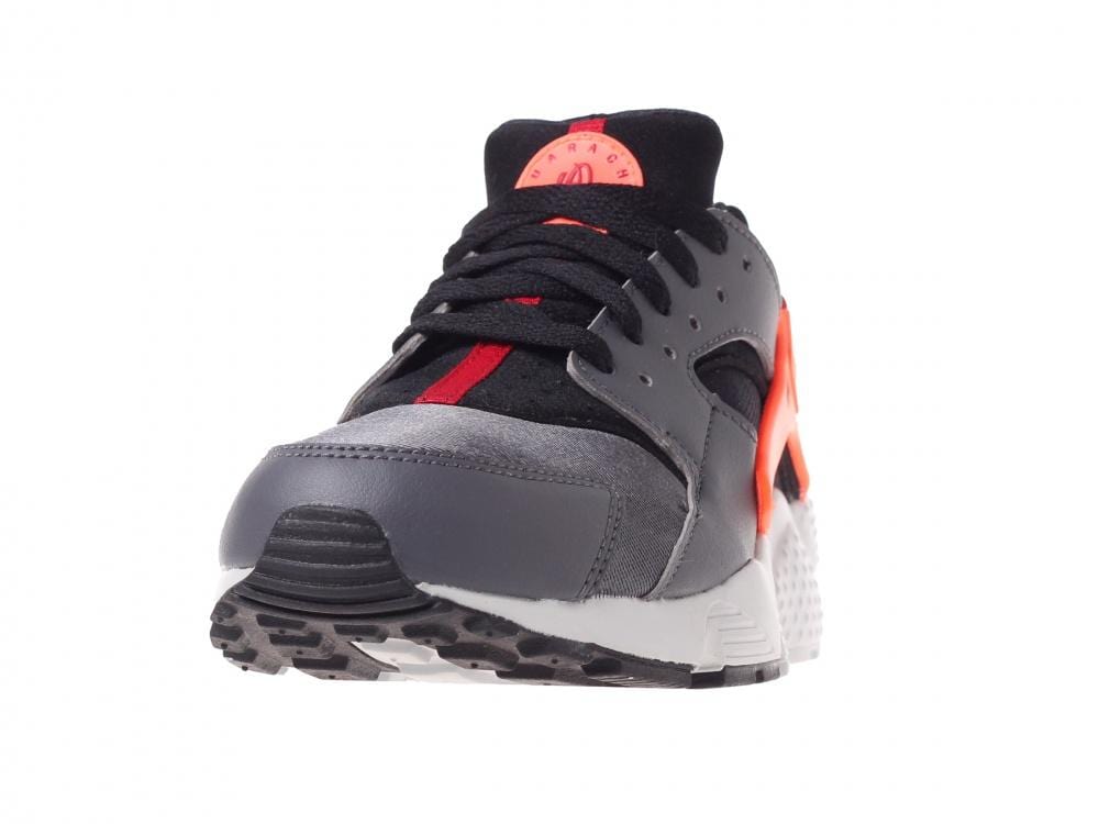 Nike Air Huarache Run GS 'Dark Grey-Hyper Crimson' — UK 13.5 | EU 32 | US 1Y — Back View