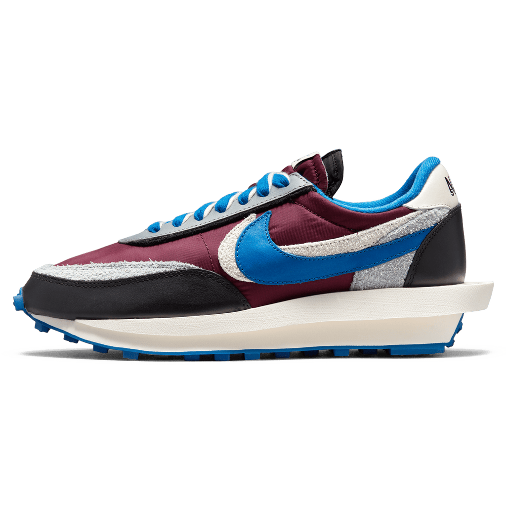 sacai x Undercover x LDWaffle 'Night Maroon Team Royal' — UK 3 | EU 35.5 | US 3.5 — Front View
