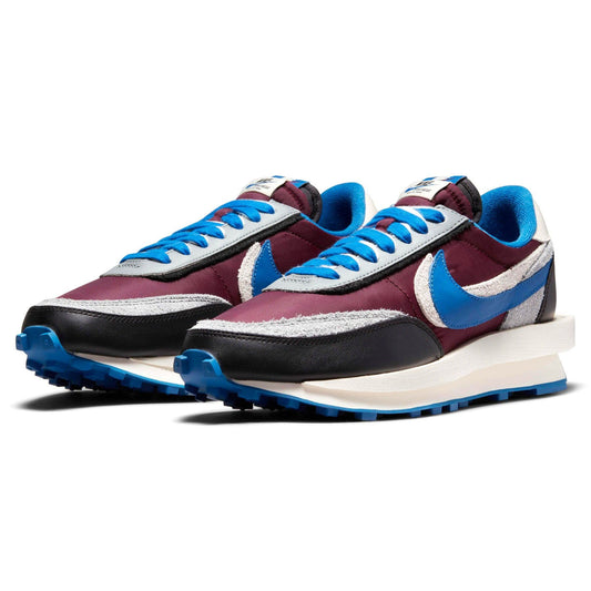 sacai x Undercover x LDWaffle 'Night Maroon Team Royal' — UK 3 | EU 35.5 | US 3.5 — Side View