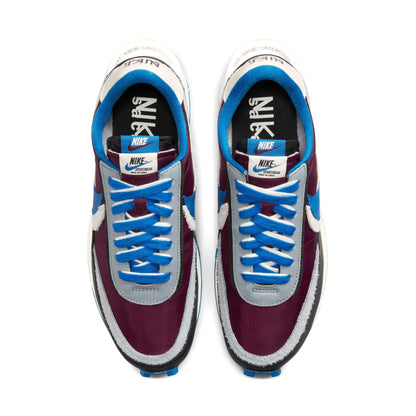 sacai x Undercover x LDWaffle 'Night Maroon Team Royal' — UK 3 | EU 35.5 | US 3.5 — Back View