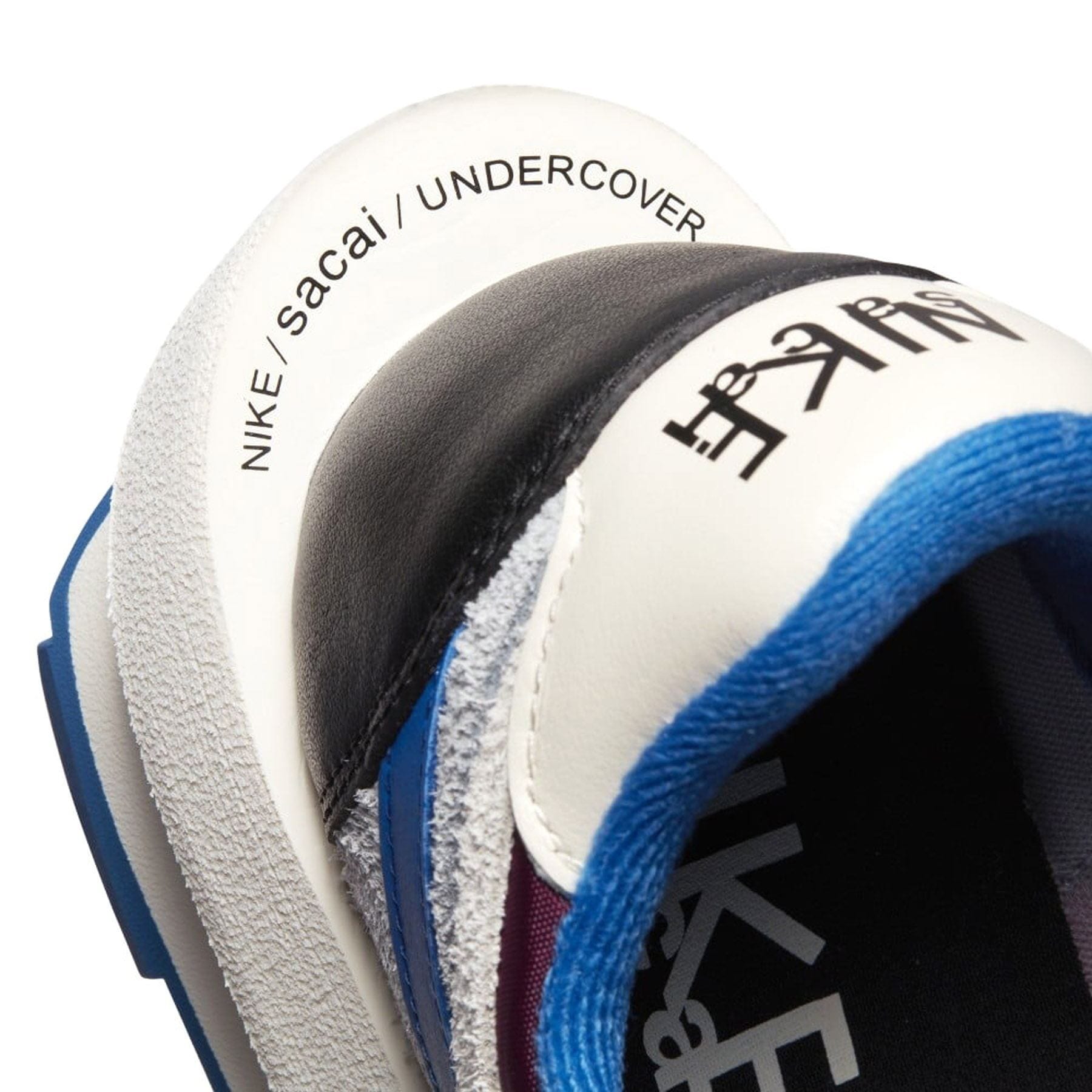 sacai x Undercover x LDWaffle 'Night Maroon Team Royal' — UK 3 | EU 35.5 | US 3.5 — Alternate View 8