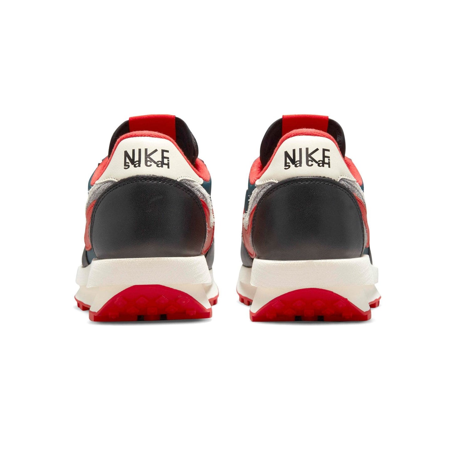 sacai x Undercover x LDWaffle 'Midnight Spruce University Red' — UK 3 | EU 35.5 | US 3.5 — Top View