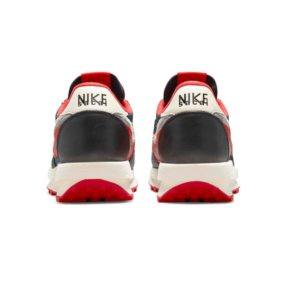 sacai x Undercover x LDWaffle 'Midnight Spruce University Red' — UK 3 | EU 35.5 | US 3.5 — Top View