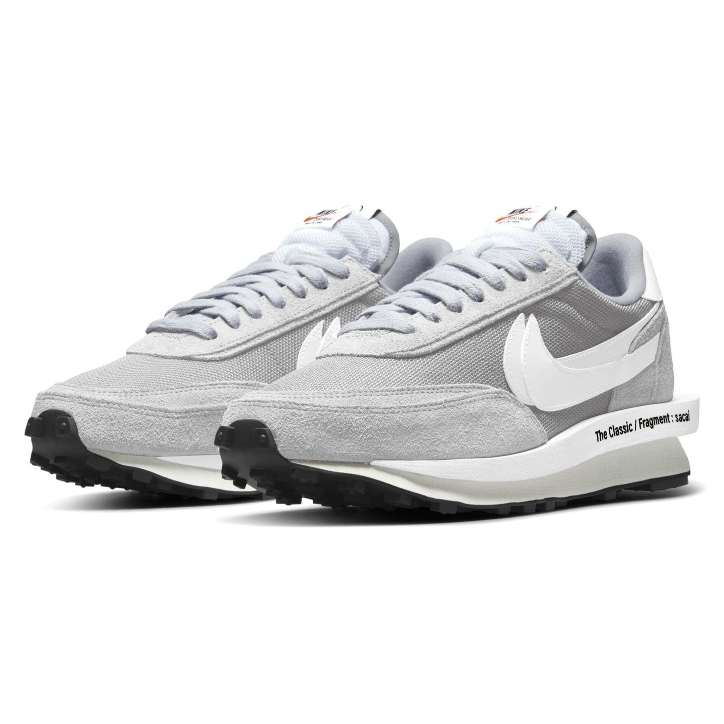 Fragment Design x sacai x Nike LDV Waffle 'Light Smoke Grey' — UK 3 | EU 35.5 | US 3.5 — Side View