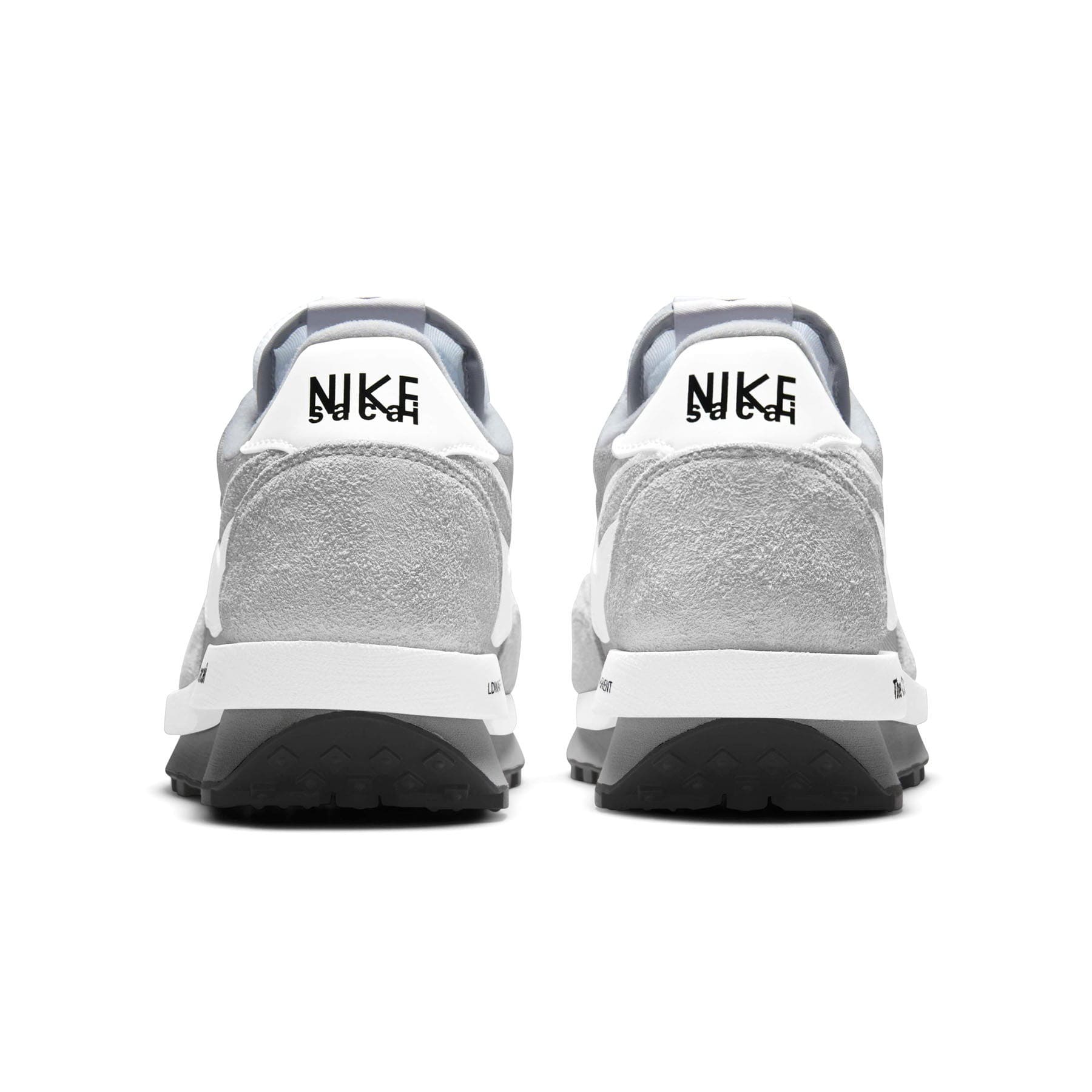 Fragment Design x sacai x Nike LDV Waffle 'Light Smoke Grey' — UK 3 | EU 35.5 | US 3.5 — Top View