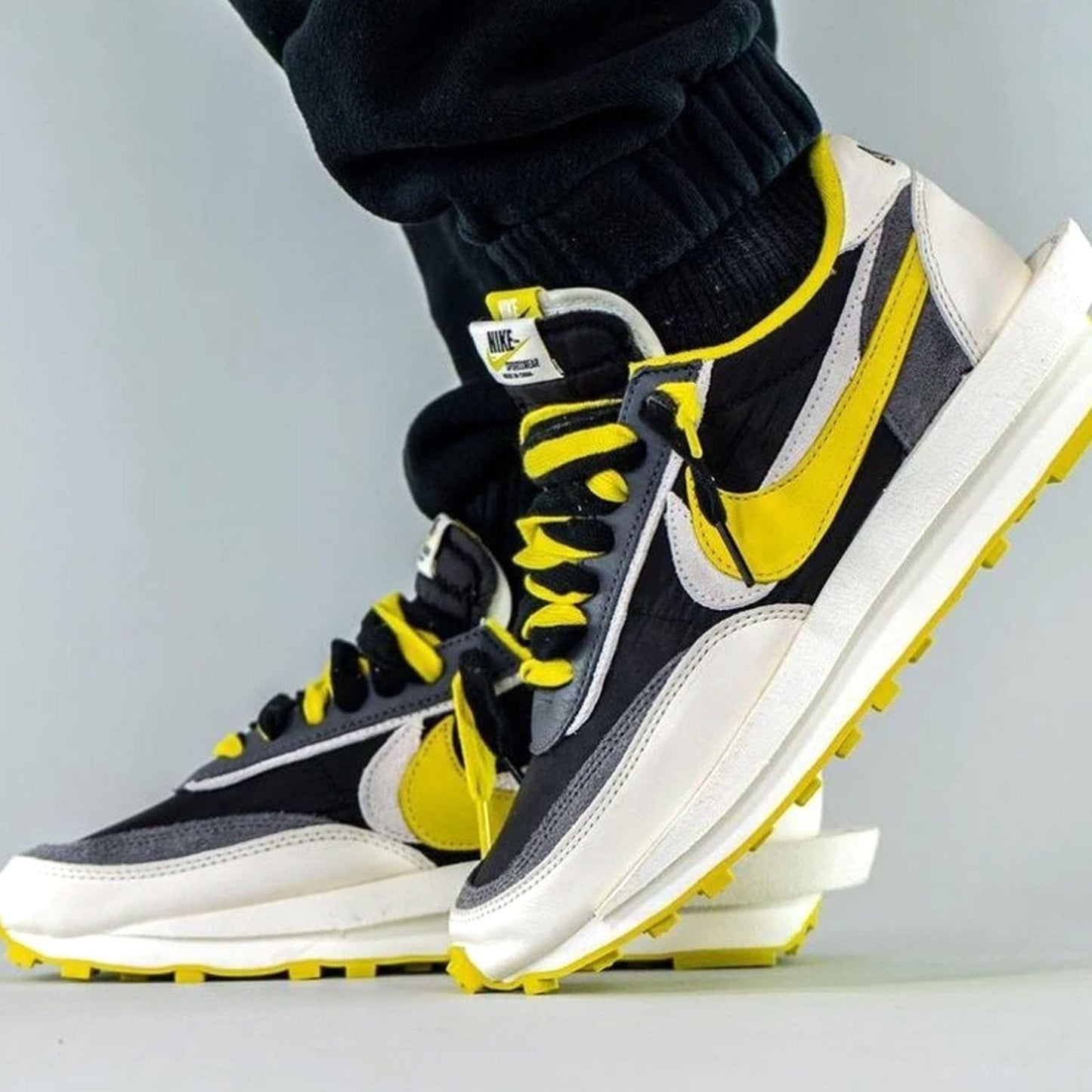 sacai x Undercover x LDWaffle 'Bright Citron' — UK 3 | EU 35.5 | US 3.5 — Alternate View 9