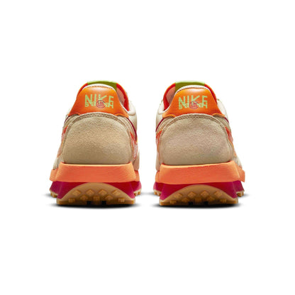 sacai x Clot x LDWaffle 'Net Orange Blaze' — UK 3 | EU 35.5 | US 3.5 — Top View