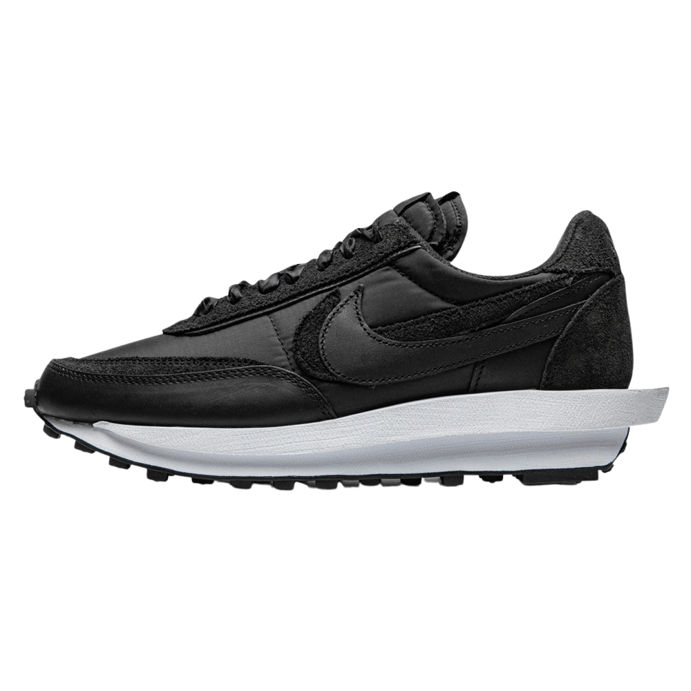 Sacai x Nike LDWaffle 'Black Nylon' — UK 3 | EU 35.5 | US 3.5 — Front View