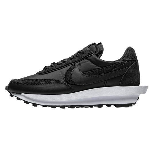 Sacai x Nike LDWaffle 'Black Nylon' — UK 3 | EU 35.5 | US 3.5 — Front View