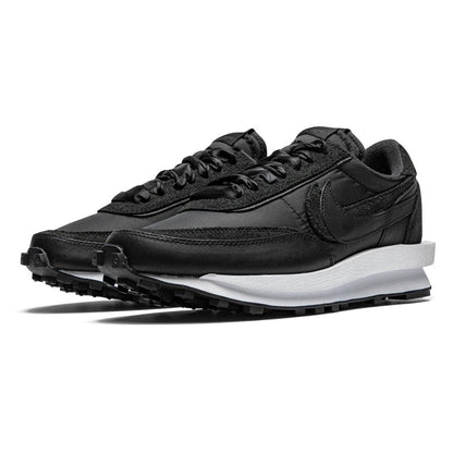 Sacai x Nike LDWaffle 'Black Nylon' — UK 3 | EU 35.5 | US 3.5 — Side View