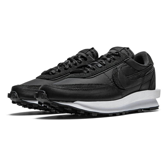 Sacai x Nike LDWaffle 'Black Nylon' — UK 3 | EU 35.5 | US 3.5 — Side View