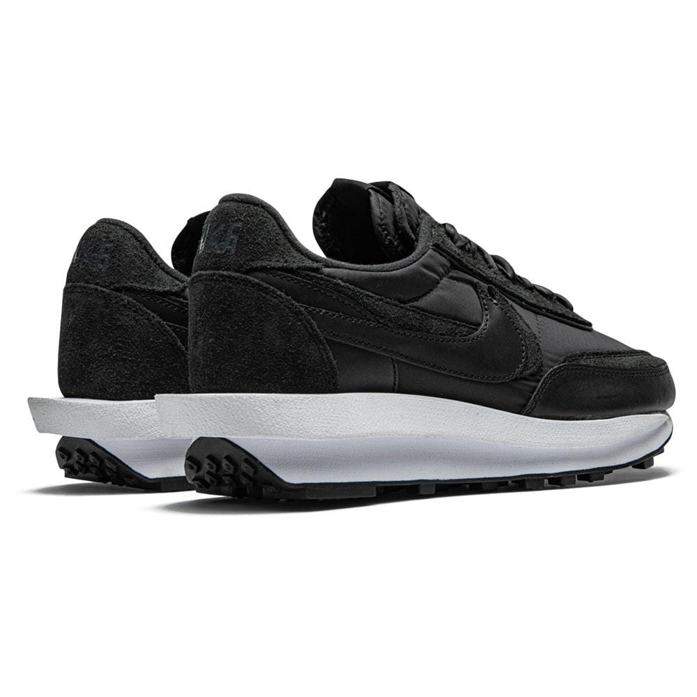 Sacai x Nike LDWaffle 'Black Nylon' — UK 3 | EU 35.5 | US 3.5 — Back View