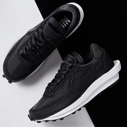 Sacai x Nike LDWaffle 'Black Nylon' — UK 3 | EU 35.5 | US 3.5 — Lifestyle View
