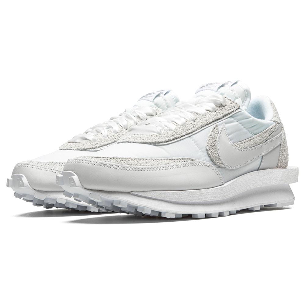 Sacai x Nike LDWaffle 'White Nylon' — UK 3 | EU 35.5 | US 3.5 — Side View