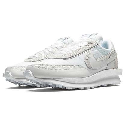 Sacai x Nike LDWaffle 'White Nylon' — UK 3 | EU 35.5 | US 3.5 — Side View