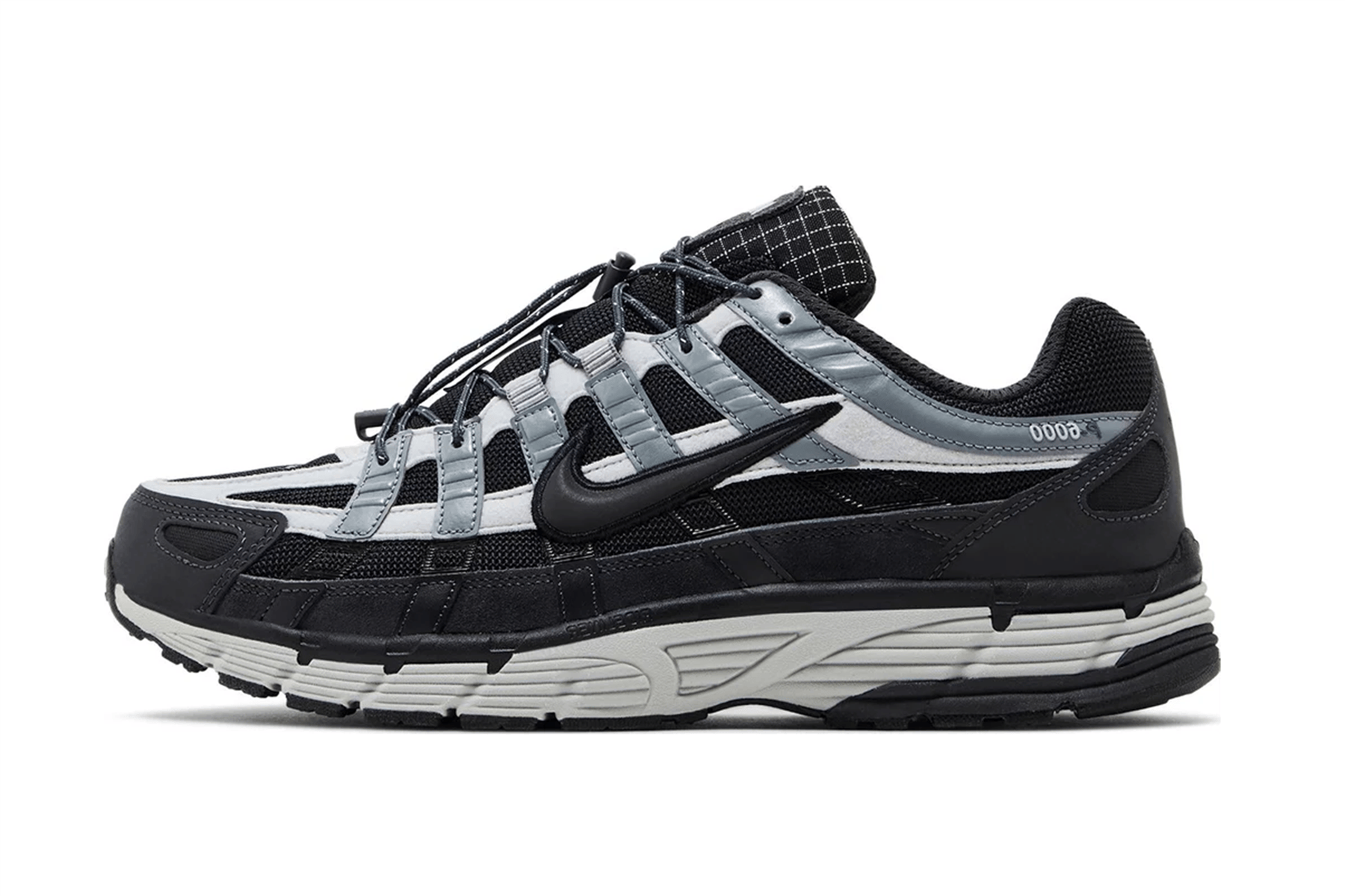 Nike P-6000 Anthracite Smoke Grey — 3.5 UK — Front View